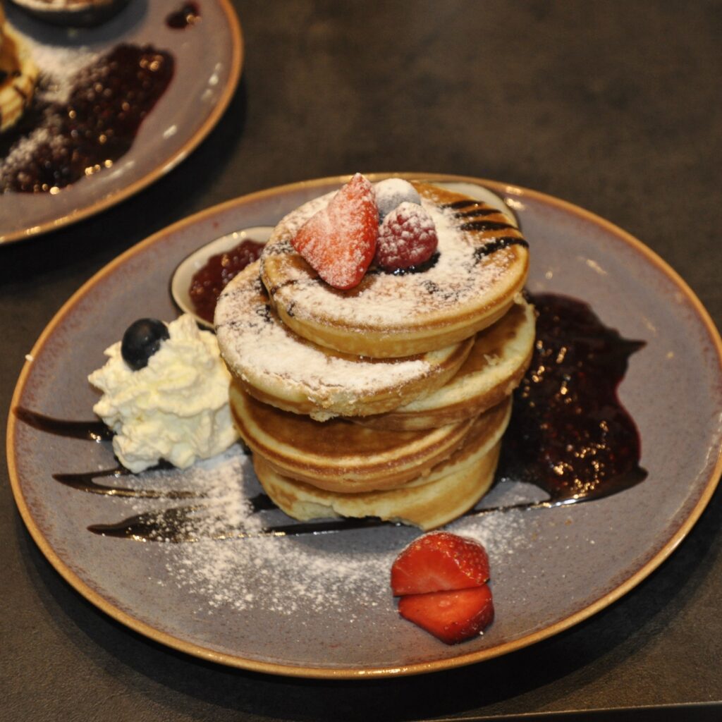 Bridget Jones Pancakes vegetarisch
Frühstück in Preding Gerlindes Cafe und Brunch Restaurant
Gerlindes Frühstückscafe Tel: 0676/5687722
