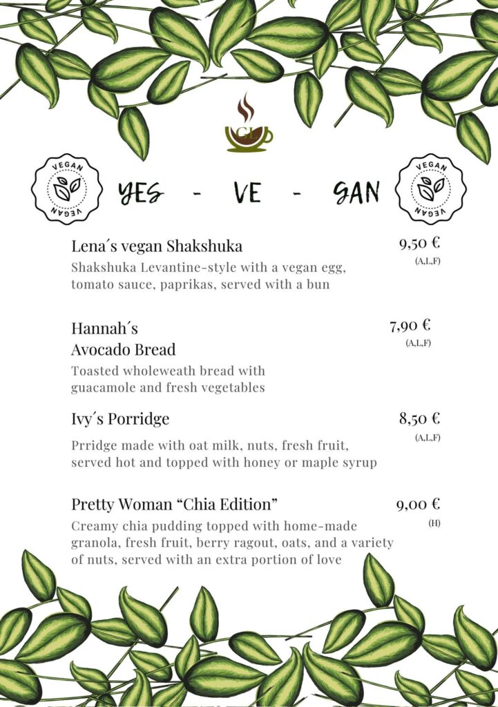 YES-VE_GAN
Breakfast in Preding Gerlindes Cafe und Brunch Restaurant
Gerlindes Frühstückscafe phone: 0676/5687722
