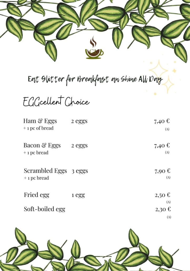 Eat Glitter for Breakfast an Shine All DAy
Breakfast in Preding Gerlindes Cafe und Brunch Restaurant
Gerlindes Frühstückscafe phone: 0676/5687722

